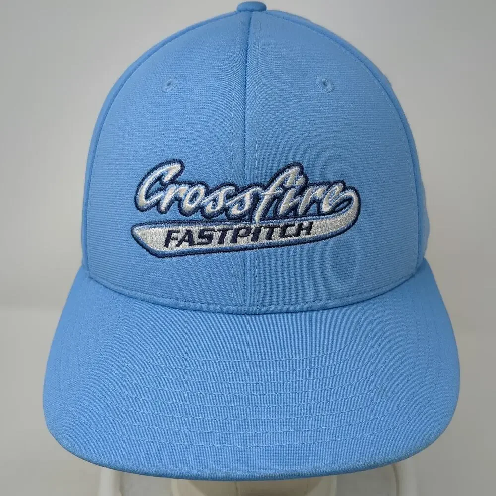 Richardson Baseball Cap Blue M Fastpitch Softball Stretch Fit PTS 20 Team Hat